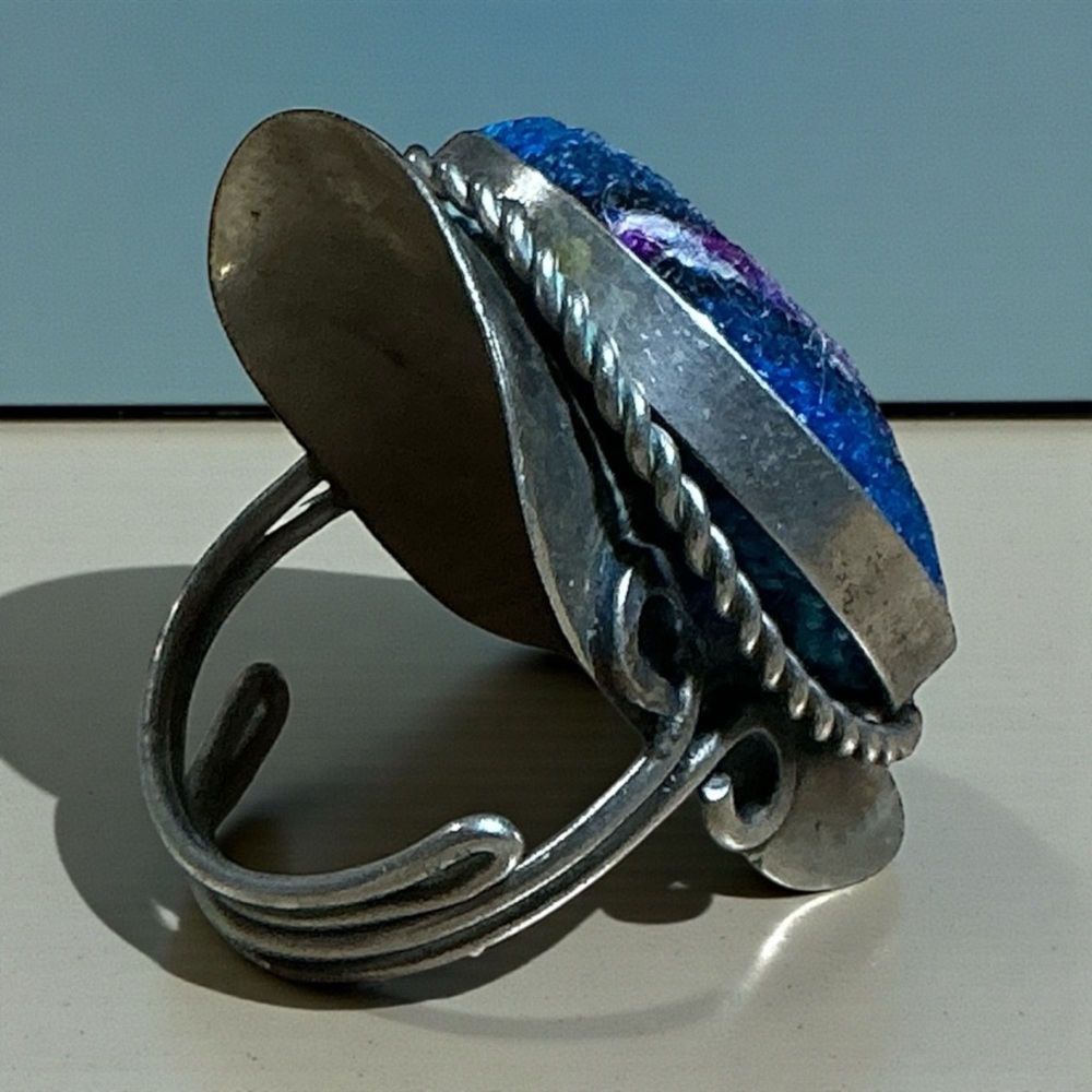 Peruvian Aguayo Manta Alpaca Ring - Picture 2 of 2